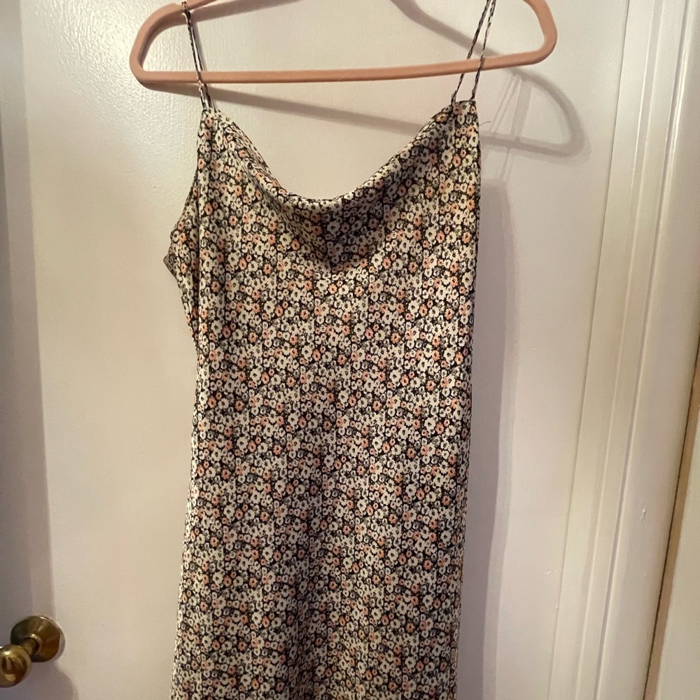 Adjustable Spaghetti Strap Slip Dress